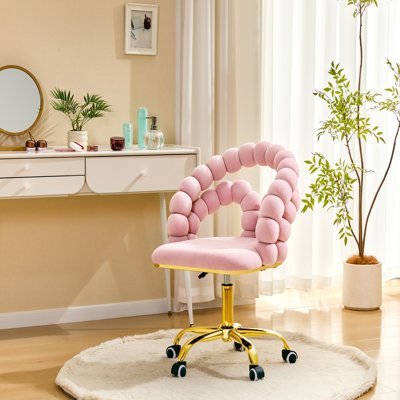 Pink Velvet Office Chairs | Refresh Your Space